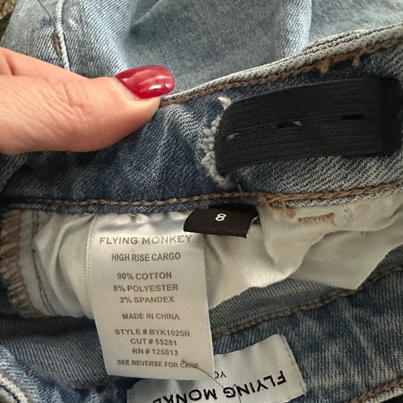 Flying monkey youth  cargo jeans from Buckle size 8 - Picture 3 of 3